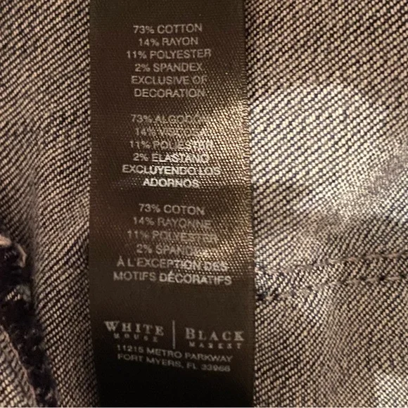 White House Black Market 6R bootcut blue jeans - Picture 5 of 5